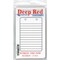 Deep Red Stamps Notebook Steno Paper Rubber Cling Stamp 2 x 3.1 inches